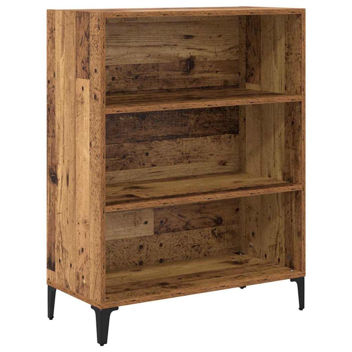 vidaXL Highboard Παλιό Ξύλο 69,5 x 34 x 180 εκ. Επεξεργασμένο Ξύλο