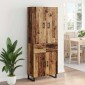 vidaXL Highboard 2 τμχ. Παλιό Ξύλο 69,5 x 34 x 180 εκ.