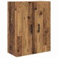 vidaXL Highboard 2 τμχ. Παλιό Ξύλο 69,5 x 34 x 180 εκ.