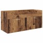 vidaXL Ντουλάπι Μπάνιου Παλιό ξύλο 100 x 38,5 x 46 cm