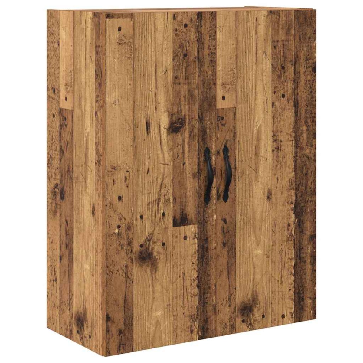 vidaXL Highboard 2 τμχ. Παλιό ξύλο 69,5 x 34 x 180 εκ.