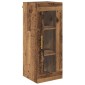 vidaXL Highboard 2 τμχ. Παλιό Ξύλο 34,5 x 34 x 180 εκ.