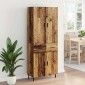vidaXL Highboard 2 τμχ. Παλιό Ξύλο 69,5 x 34 x 180 εκ.