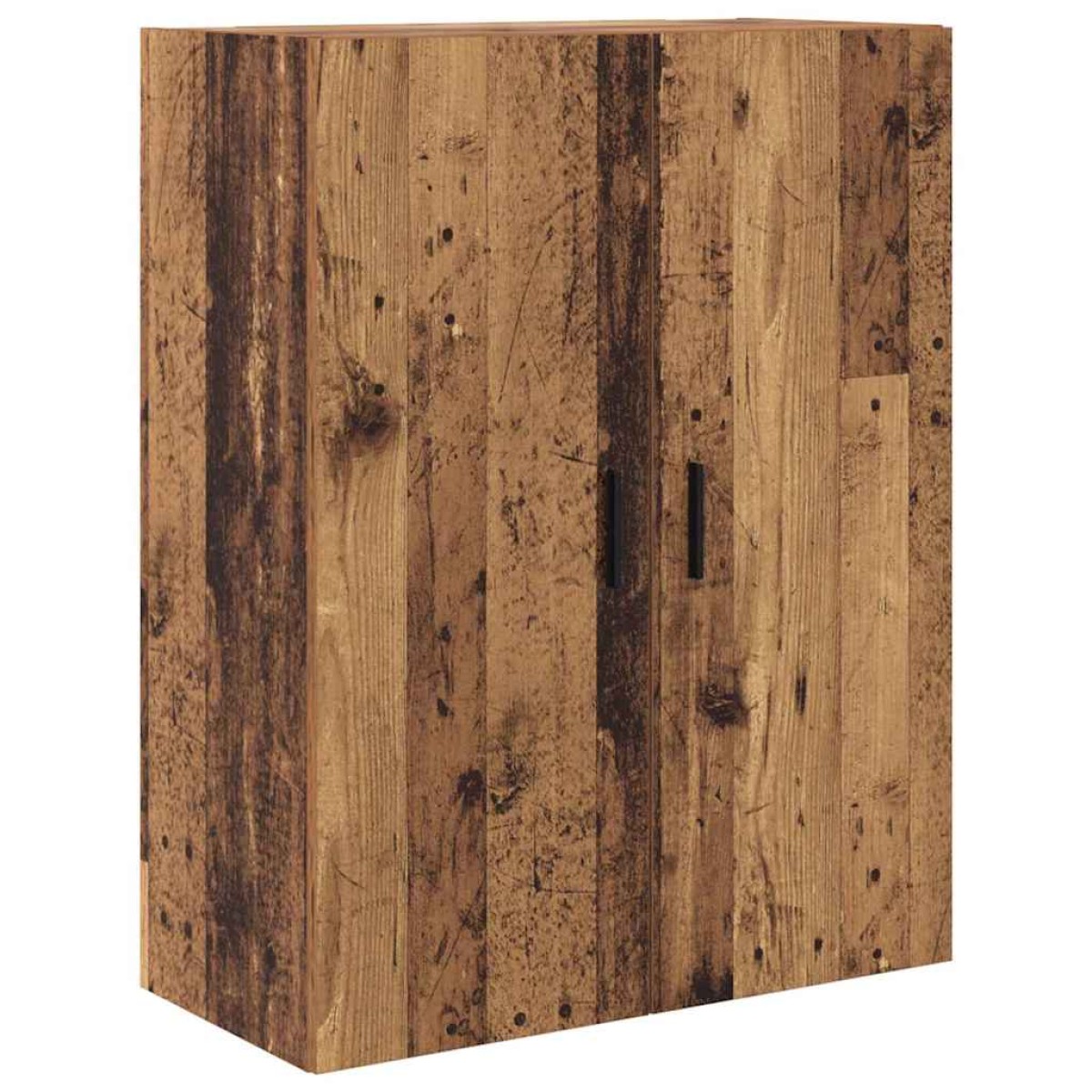 vidaXL Highboard 2 τμχ. Παλιό Ξύλο 69,5 x 34 x 180 εκ.