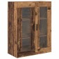 vidaXL Highboard 2 τμχ. Παλιό Ξύλο 69,5 x 34 x 180 εκ.