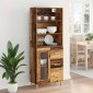 vidaXL Highboard Παλιό Ξύλο 69,5 x 34 x 180 εκ. Επεξεργασμένο Ξύλο