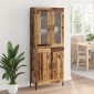 vidaXL Highboard Παλιό Ξύλο 69,5 x 34 x 180 εκ. Επεξεργασμένο Ξύλο