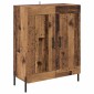 vidaXL Highboard Παλιό Ξύλο 69,5 x 34 x 180 εκ. Επεξεργασμένο Ξύλο