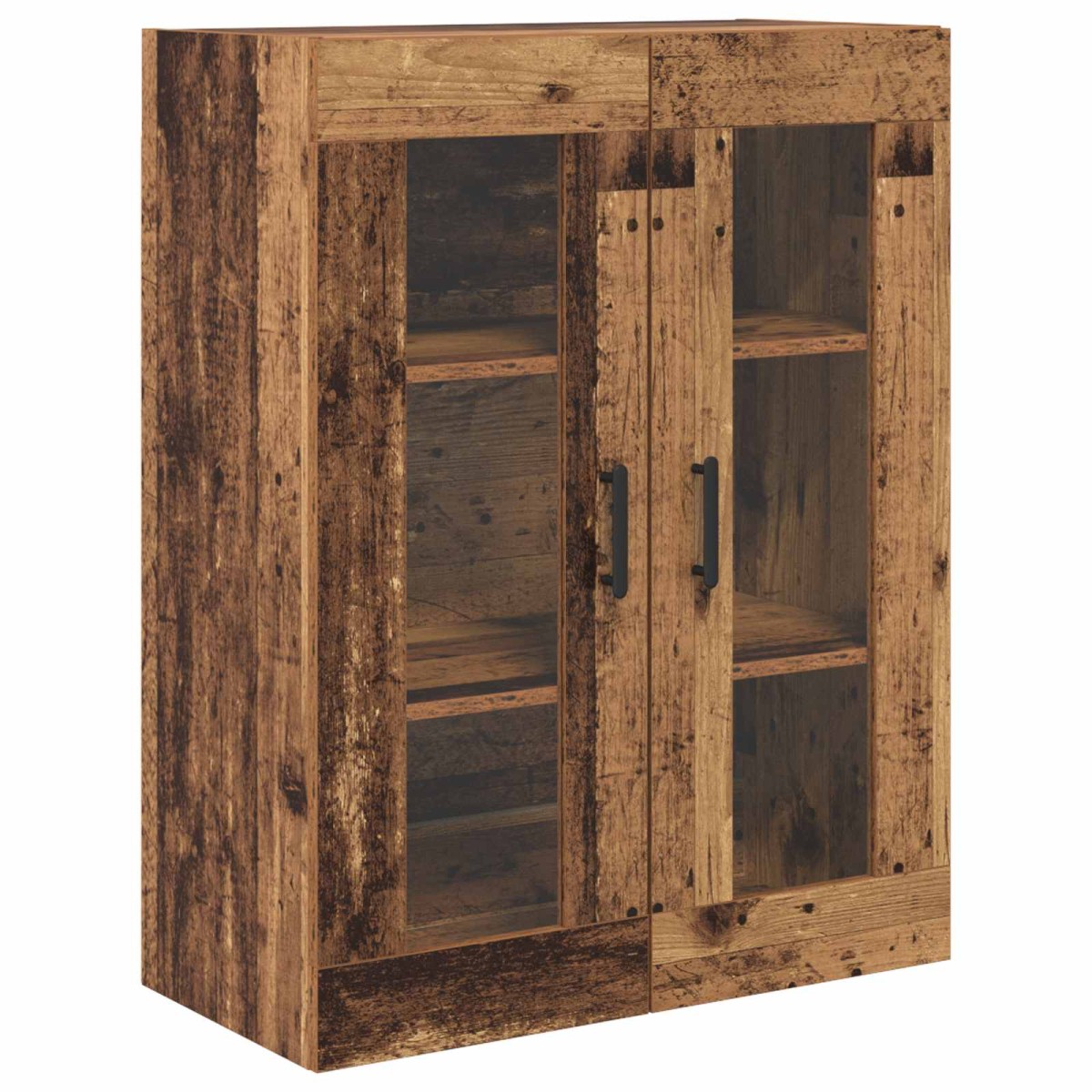 vidaXL Highboard Παλιό Ξύλο 69,5 x 34 x 180 εκ. Επεξεργασμένο Ξύλο