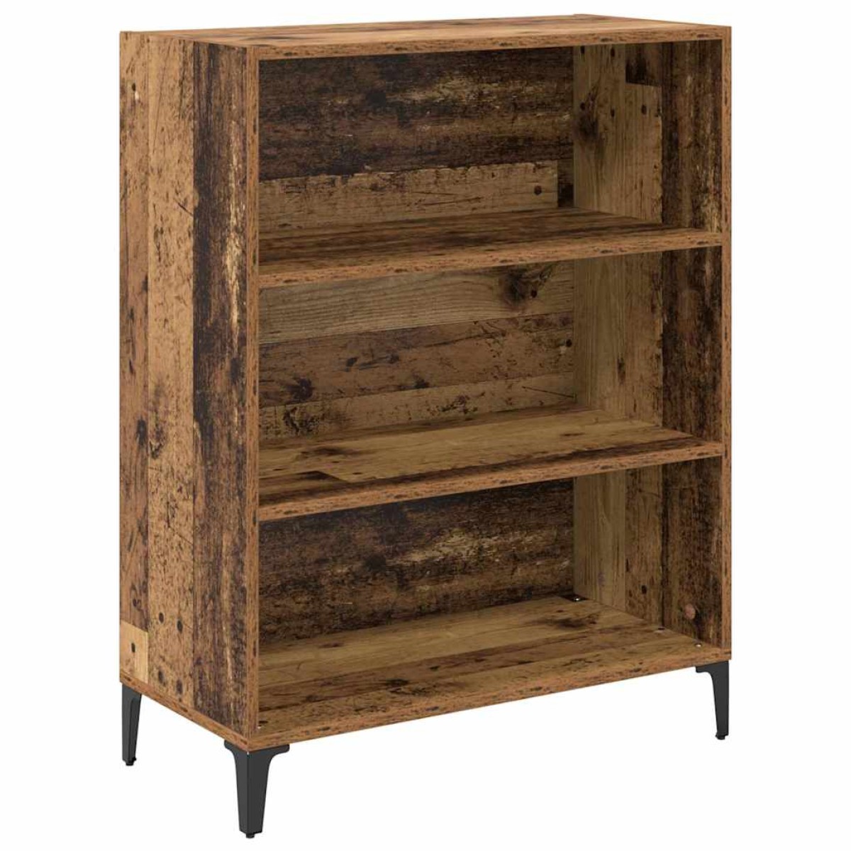 vidaXL Highboard Παλιό Ξύλο 69,5 x 34 x 180 εκ. Επεξεργασμένο Ξύλο