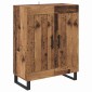vidaXL Highboard 2 τμχ. Παλιό ξύλο 69,5 x 34 x 180 εκ.