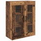 vidaXL Highboard 2 τμχ. Παλιό Ξύλο 69,5 x 34 x 180 εκ.