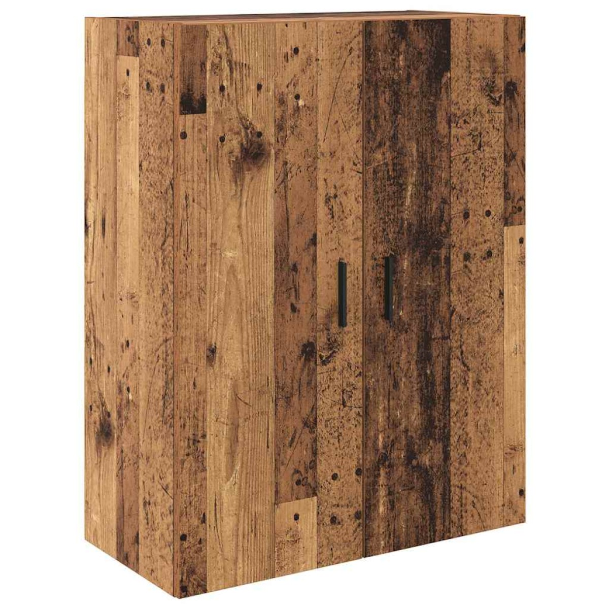 vidaXL Highboard 2 τμχ. Παλιό Ξύλο 69,5 x 34 x 180 εκ.