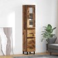 vidaXL Highboard Παλιό Ξύλο 34,5 x 34 x 180 εκ. Επεξεργασμένο Ξύλο