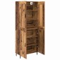 vidaXL Highboard 2 τμχ. Παλιό ξύλο 69,5 x 34 x 180 εκ.