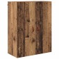 vidaXL Highboard Παλιό Ξύλο 69,5 x 34 x 180 εκ. Επεξεργασμένο Ξύλο
