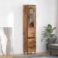 vidaXL Highboard Παλιό Ξύλο 34,5 x 34 x 180 εκ. Επεξεργασμένο Ξύλο
