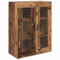 vidaXL Highboard 2 τμχ. Παλιό Ξύλο 69,5 x 34 x 180 εκ.