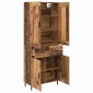 vidaXL Highboard 2 τμχ. Παλιό ξύλο 69,5 x 34 x 180 εκ.
