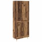 vidaXL Highboard Παλιό Ξύλο 69,5 x 34 x 180 εκ. Επεξεργασμένο Ξύλο