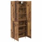 vidaXL Highboard Παλιό Ξύλο 69,5 x 34 x 180 εκ. Επεξεργασμένο Ξύλο