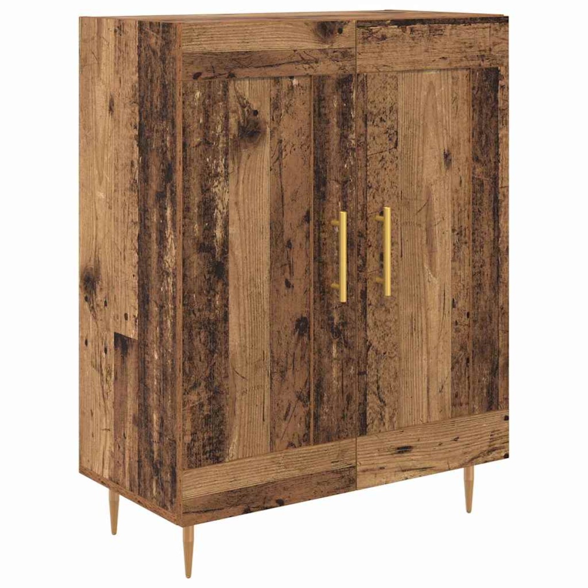 vidaXL Highboard Παλιό Ξύλο 69,5 x 34 x 180 εκ. Επεξεργασμένο Ξύλο