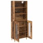 vidaXL Highboard Παλιό Ξύλο 69,5 x 32,5 x 180 εκ Επεξεργασμένο Ξύλο