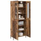 vidaXL Highboard Παλιό Ξύλο 69,5 x 34 x 180 εκ. Επεξεργασμένο Ξύλο