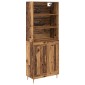 vidaXL Highboard Παλιό ξύλο 69,5 x 34 x 180 εκ. Επεξεργασμένο Ξύλο