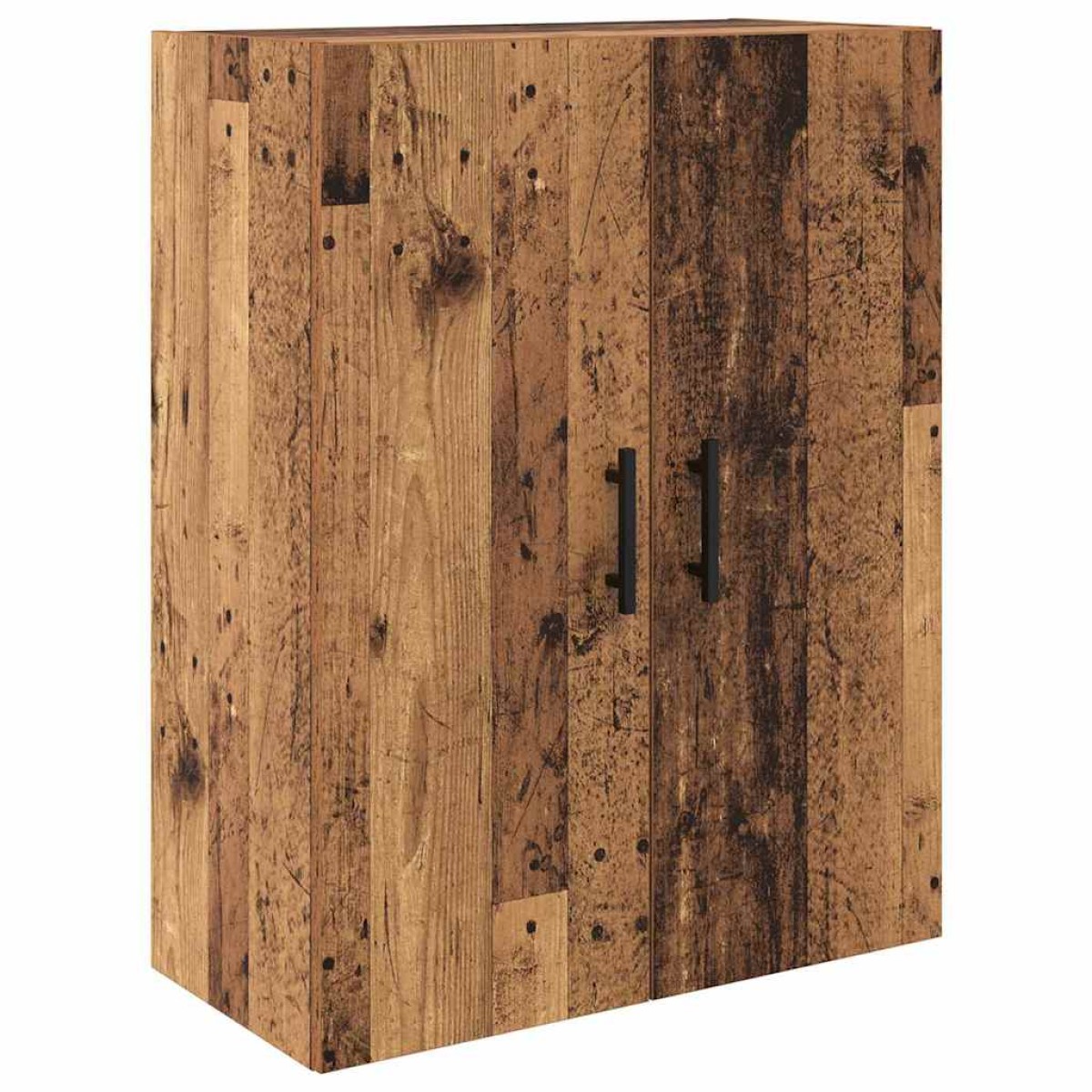 vidaXL Highboard 2 τμχ. Παλιό Ξύλο 69,5 x 34 x 180 εκ.