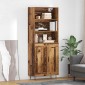vidaXL Highboard 2 τμχ. Παλιό ξύλο 69,5 x 34 x 180 εκ.