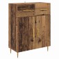 vidaXL Highboard 2 τμχ. Παλιό ξύλο 69,5 x 34 x 180 εκ.