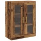 vidaXL Highboard 2 τμχ. Παλιό ξύλο 69,5 x 34 x 180 εκ.