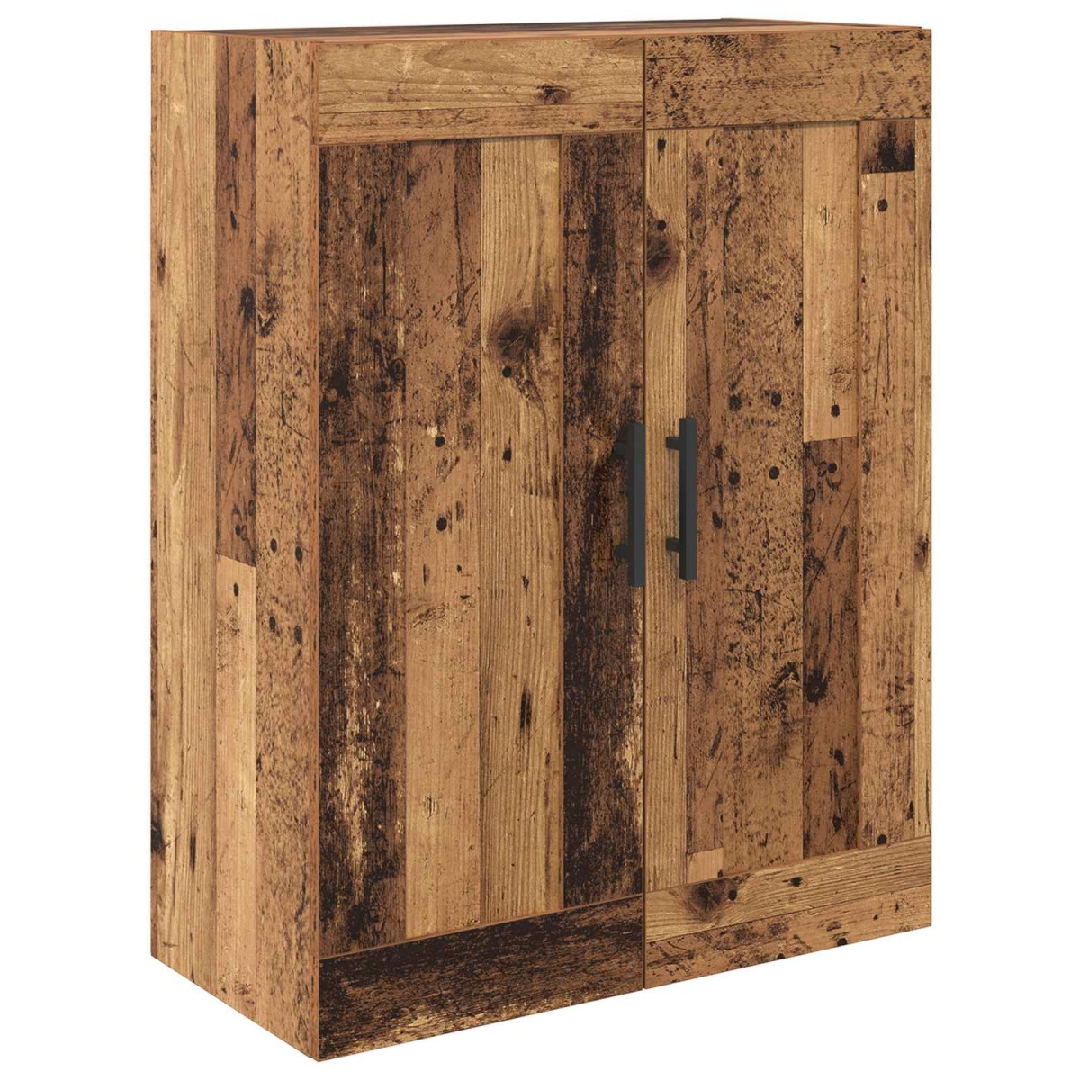 vidaXL Highboard 2 τμχ. Παλιό ξύλο 69,5 x 34 x 180 εκ.