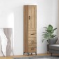 vidaXL Highboard Artisan Oak 34,5 x 34 x 180 εκ. Επεξεργασμένο Ξύλο