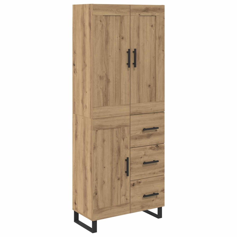 vidaXL Highboard 2 τμχ. Artisan Oak 69,5 x 34 x 180 εκ.