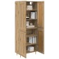 vidaXL Highboard Artisan Oak 69,5 x 34 x 180 εκ. Επεξεργασμένο Ξύλο
