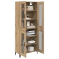 vidaXL Highboard Artisan Oak 69,5 x 34 x 180 εκ. Επεξεργασμένο Ξύλο