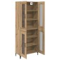 vidaXL Highboard Artisan Oak 69,5 x 34 x 180 εκ. Επεξεργασμένο Ξύλο