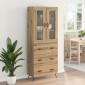 vidaXL Υψηλός Ντουλάπι με Ράφι 2 τμχ. Artisan Oak 69,5 x 34 x 180 εκ.