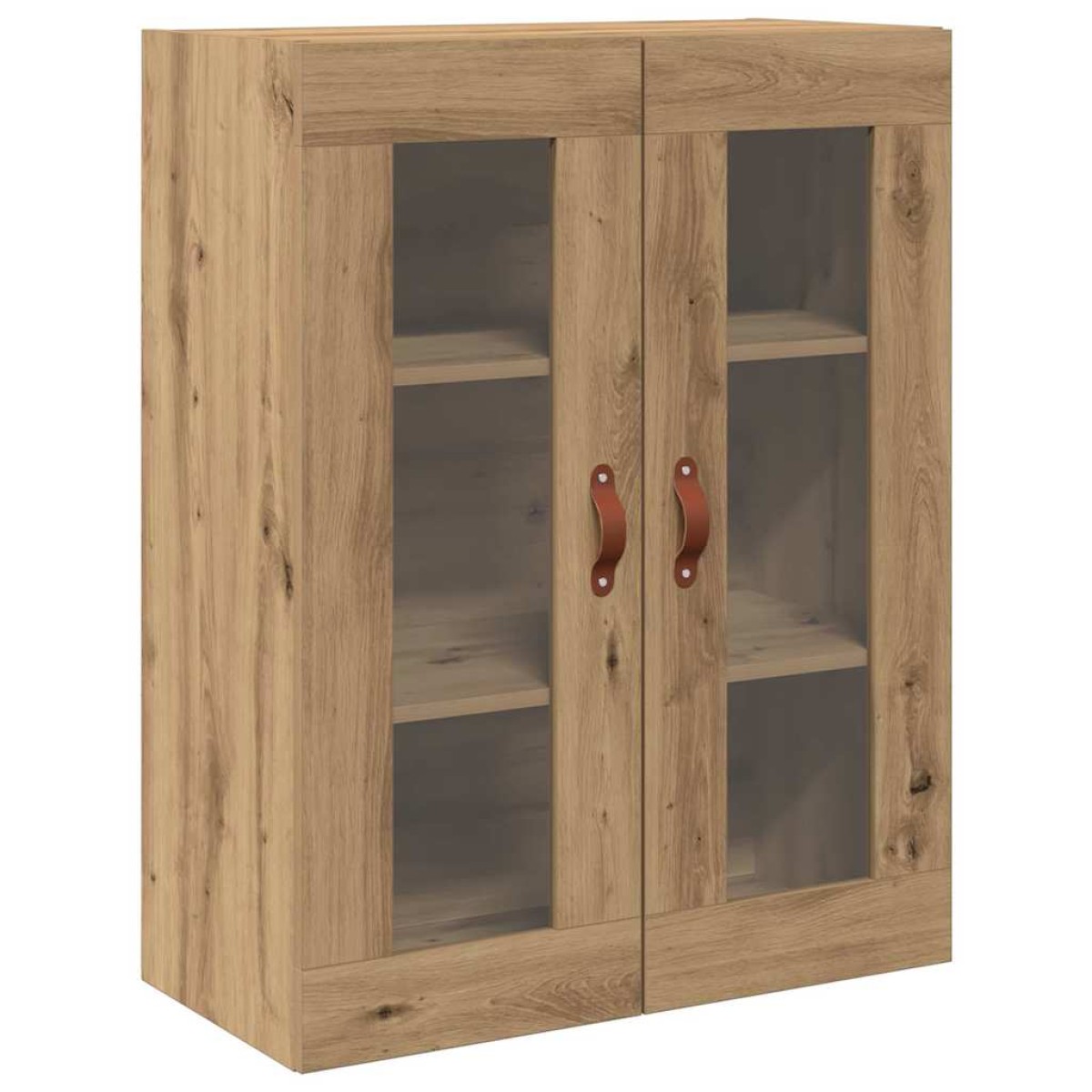 vidaXL Υψηλός Ντουλάπι με Ράφι 2 τμχ. Artisan Oak 69,5 x 34 x 180 εκ.