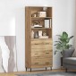 vidaXL Highboard 2 τμχ. Artisan Oak 69,5 x 32,5 x 180 εκ