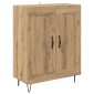 vidaXL Highboard Artisan Oak 69,5 x 34 x 180 εκ. Επεξεργασμένο Ξύλο