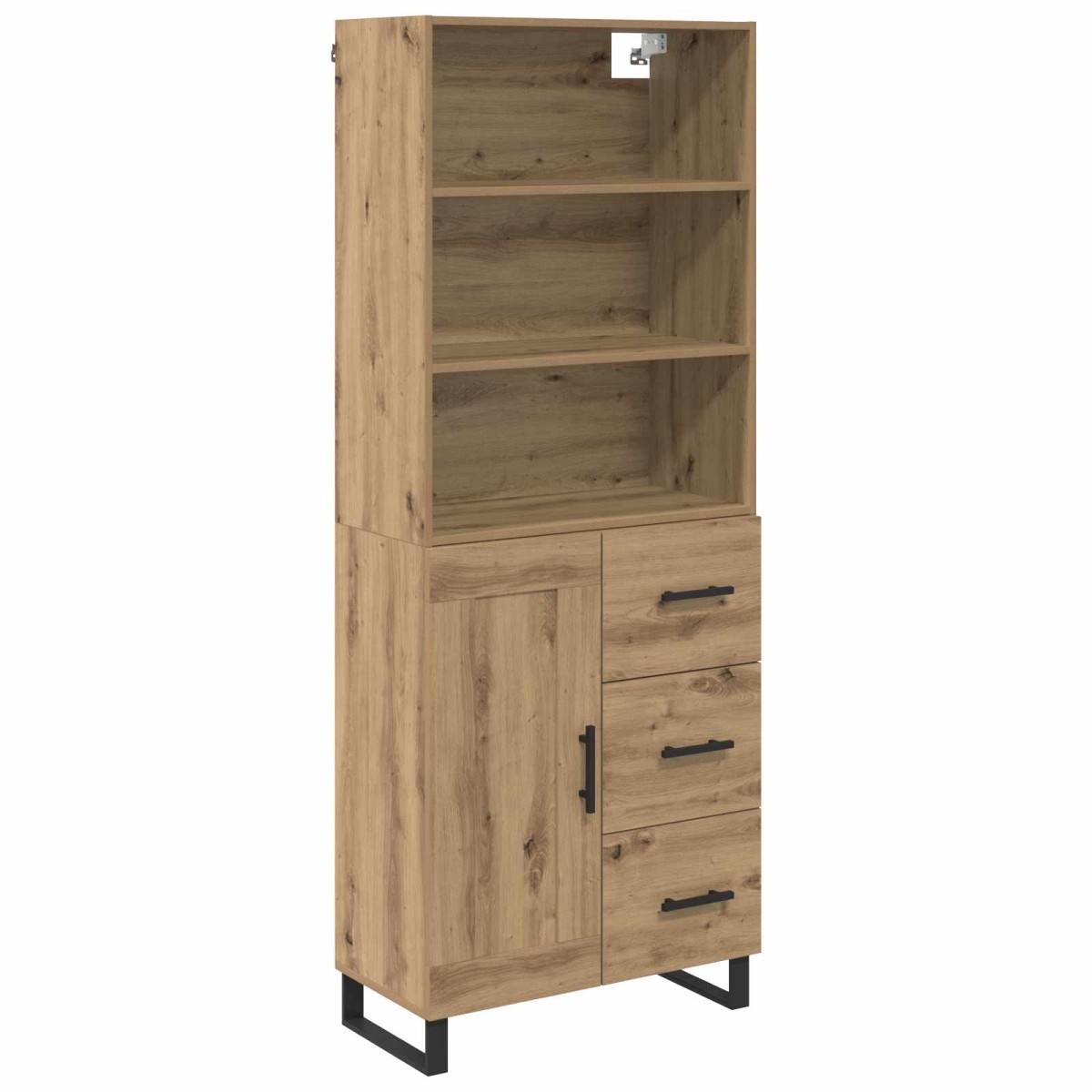 vidaXL Highboard 2 τμχ. Artisan Oak 69,5 x 34 x 180 εκ.