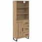 vidaXL Highboard 2 τμχ. Artisan Oak 69,5 x 34 x 180 εκ.