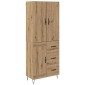 vidaXL Highboard 2 τμχ. Artisan Oak 69,5 x 34 x 180 εκ.