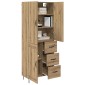 vidaXL Highboard 2 τμχ. Artisan Oak 69,5 x 34 x 180 εκ.