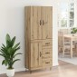 vidaXL Highboard 2 τμχ. Artisan Oak 69,5 x 34 x 180 εκ.