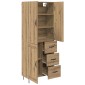 vidaXL Highboard 2 τμχ. Artisan Oak 69,5 x 34 x 180 εκ.