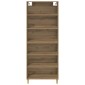 vidaXL Highboard Artisan Oak 69,5 x 32,5 x 180 εκ Επεξεργασμένο Ξύλο